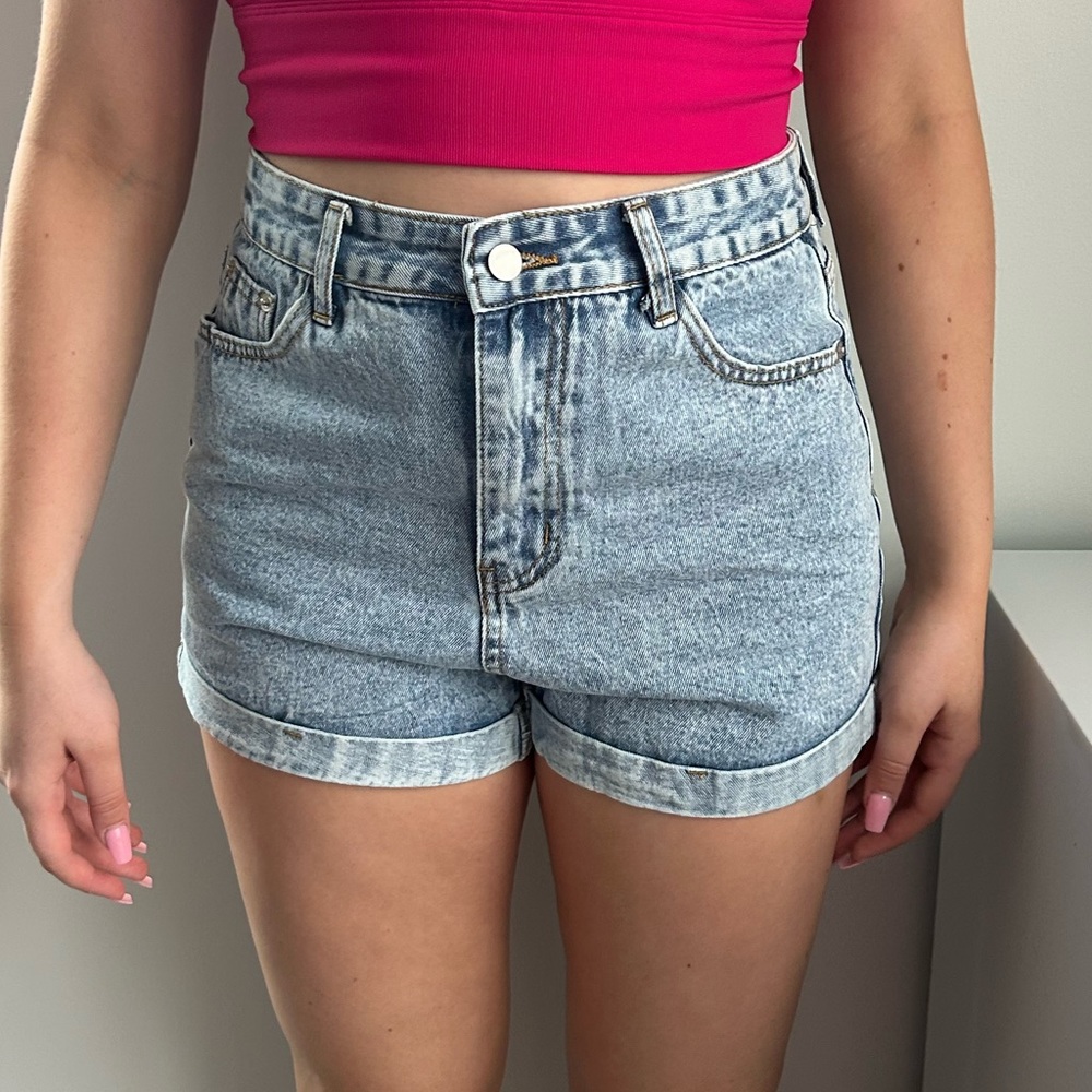 Light washed SHEIN Jean shorts